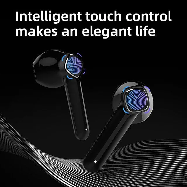 True Wireless Headphones TWS Earbuds In Ear Bluetooth 5.3 Ergonomic Design Automatic Ear Detection Deep Bass