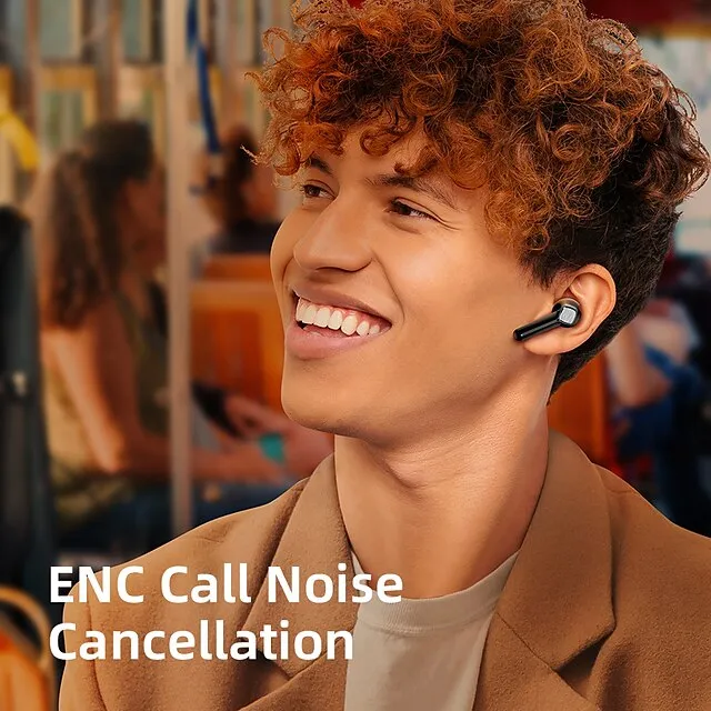 True Wireless Headphones TWS Earbuds In Ear Bluetooth 5.3 Ergonomic Design Automatic Ear Detection Deep Bass