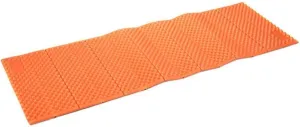 TUFFS Outdoor Camping Mat Moistureproof Mattress Ultralight Foam Picnic Mat Folding Egg Slot Beach Mat Tent Sleeping Pad (Color : Orange 1 Pcs, Size : A)