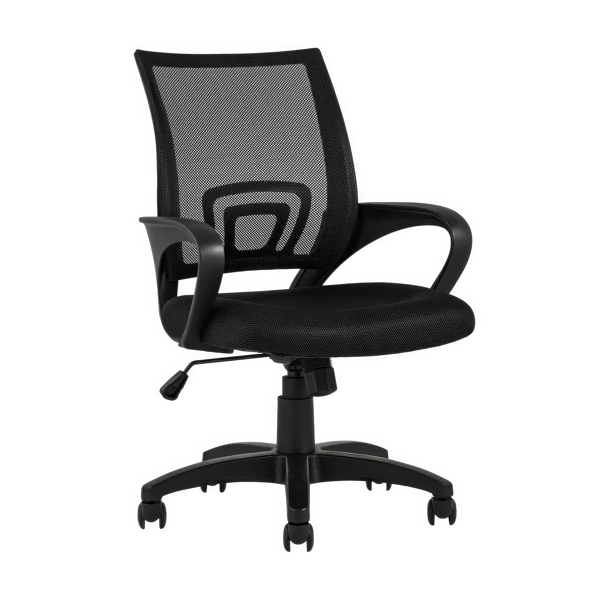 Tygerclaw 22" Mid Back Mesh Office Chair - Black|Fauteuil de bureau en mailles TygerClaw à mi-dossier - noir