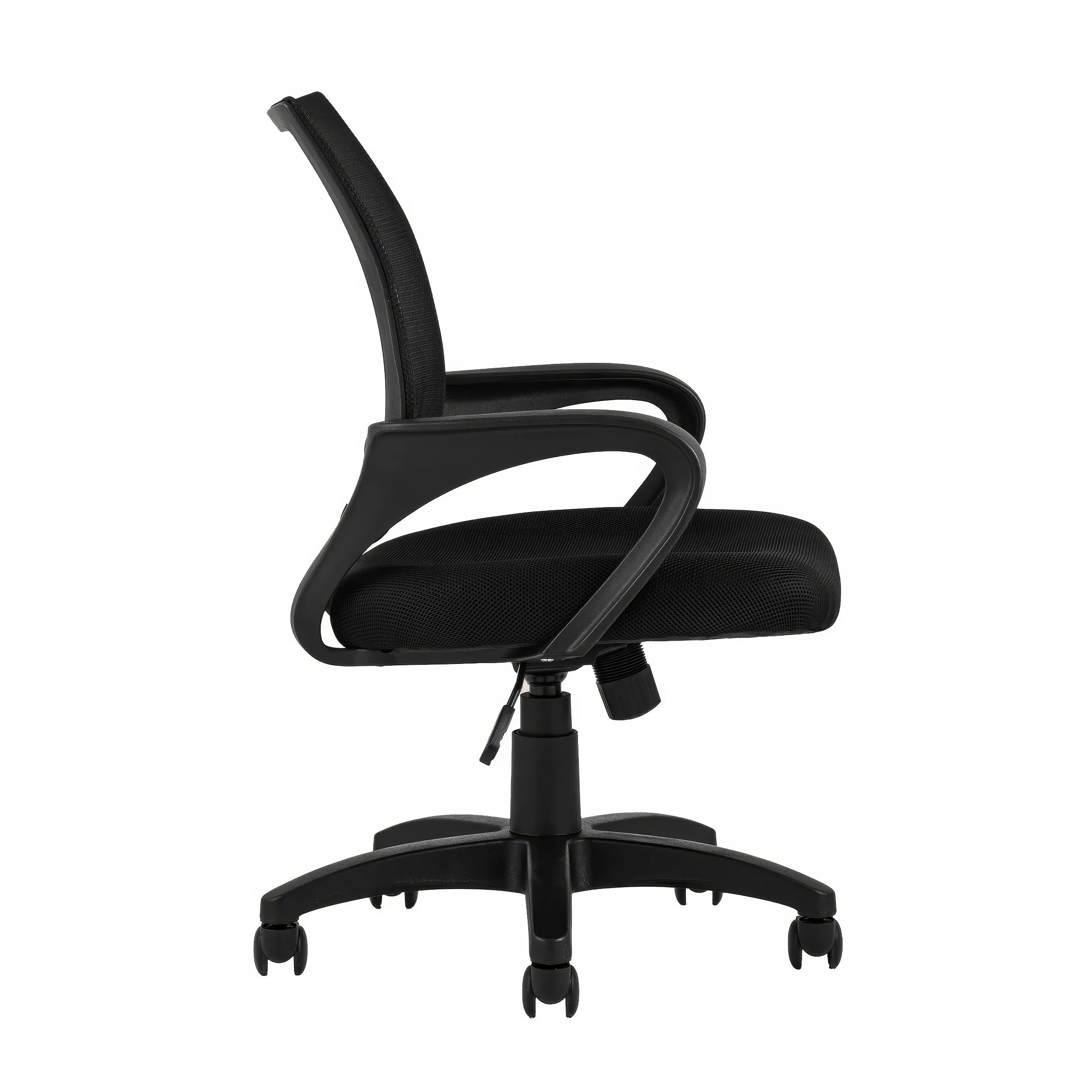 Tygerclaw 22" Mid Back Mesh Office Chair - Black|Fauteuil de bureau en mailles TygerClaw à mi-dossier - noir