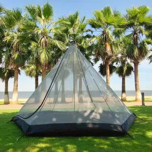Ultralight 4 Man Mosquito Net Tent Camping Tent Travel Family Tourist Bug Net Outdoor Hiking Large Teepee Backpacking Tents