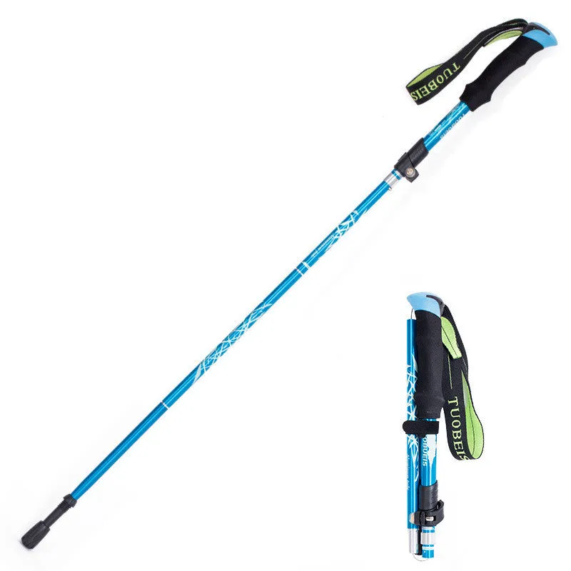 Ultralight Aluminum Alloy 5-Section Trekking Poles