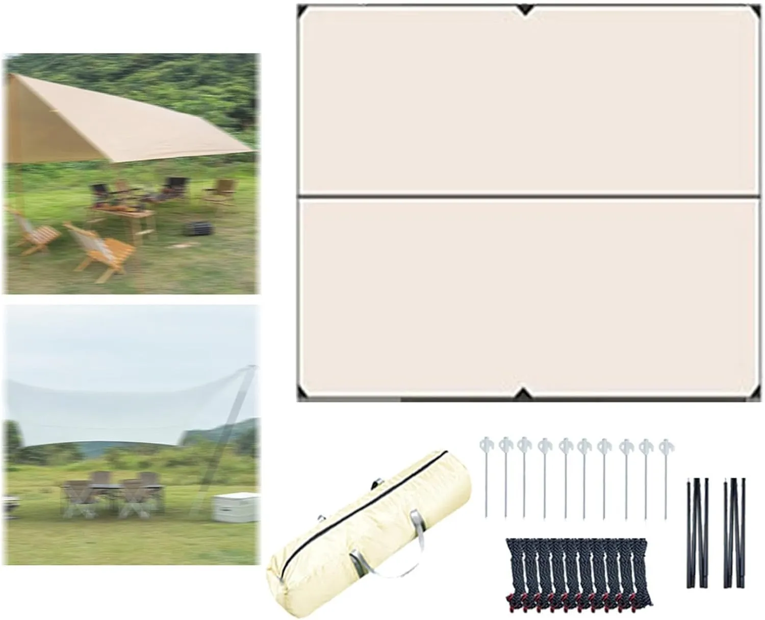 Ultralight Camping Canopy for Outdoor Use and Protection