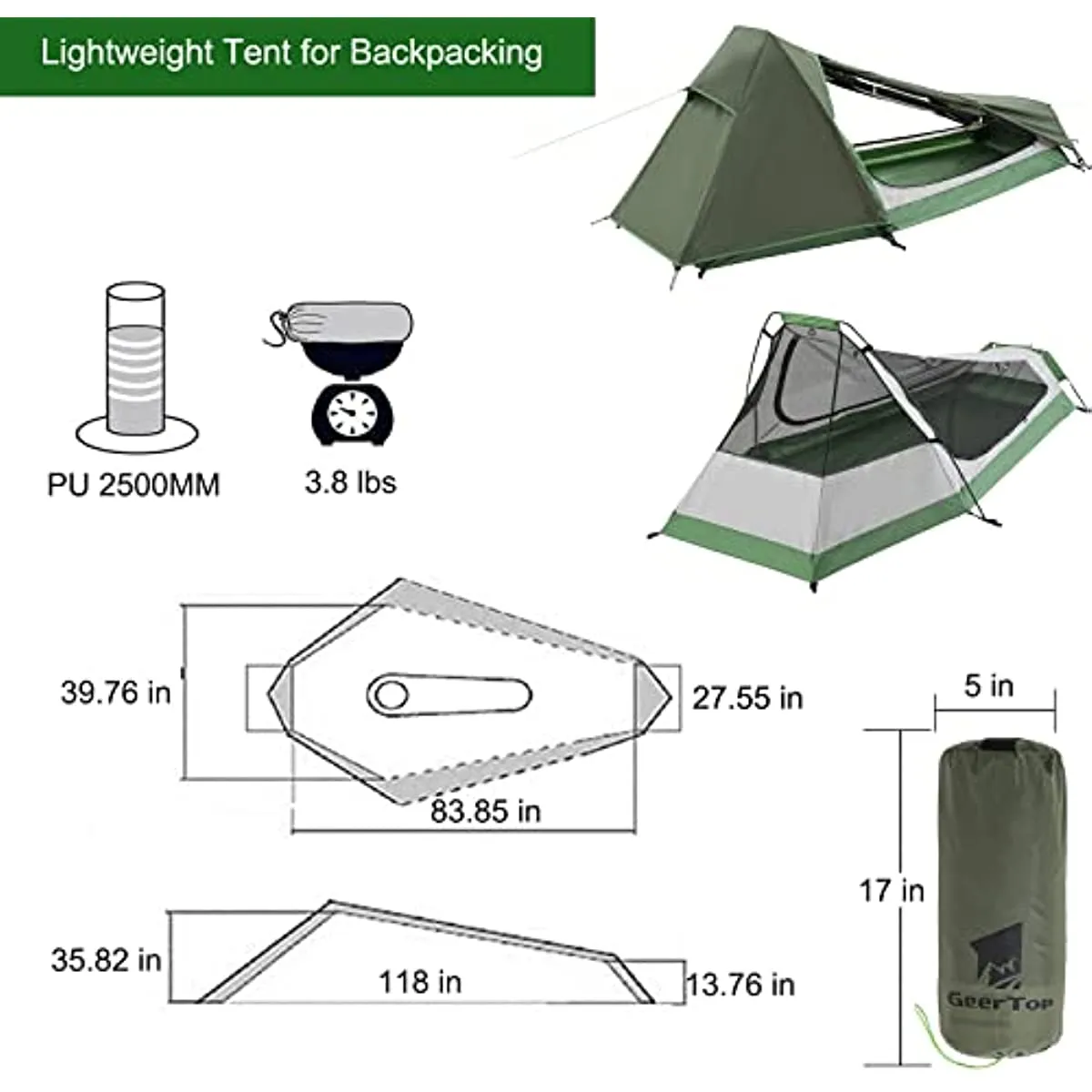 Ultralight Single Person Tent