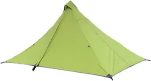 Ultralight Tent, Double Layers Trekker Pole Tent, Backpacking Tent for 1 Person Camping, Trekking, Climbing, Hiking