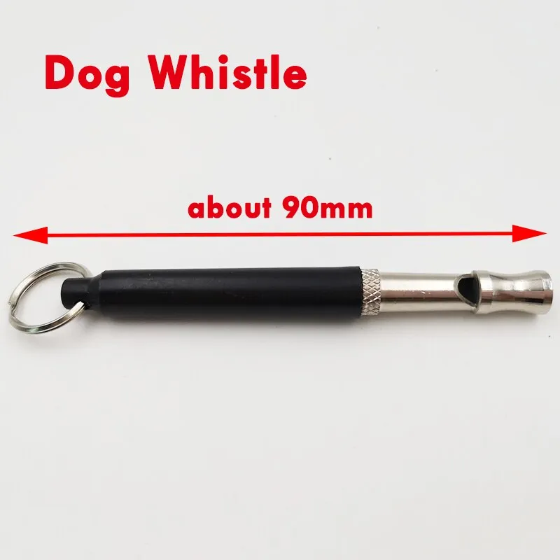 Ultrasonic Dog Training Whistle | Durable Stainless Steel Pet Flute Keychain with Adjustable Tone for Effective Recall and Obedience Training