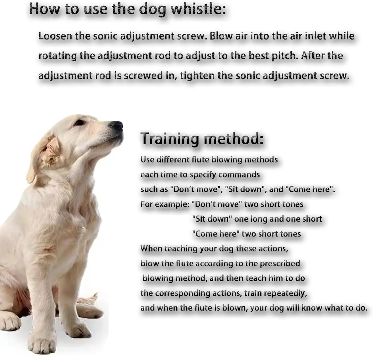 Ultrasonic Dog Whistle for Training and Bark Control