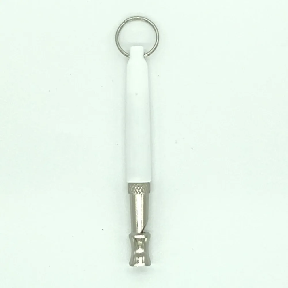 Ultrasonic Dog Whistle Pet Training Tool | Adjustable Sound, Stop Barking, Puppy & Cat Obedience Whistle with Keychain Attachment