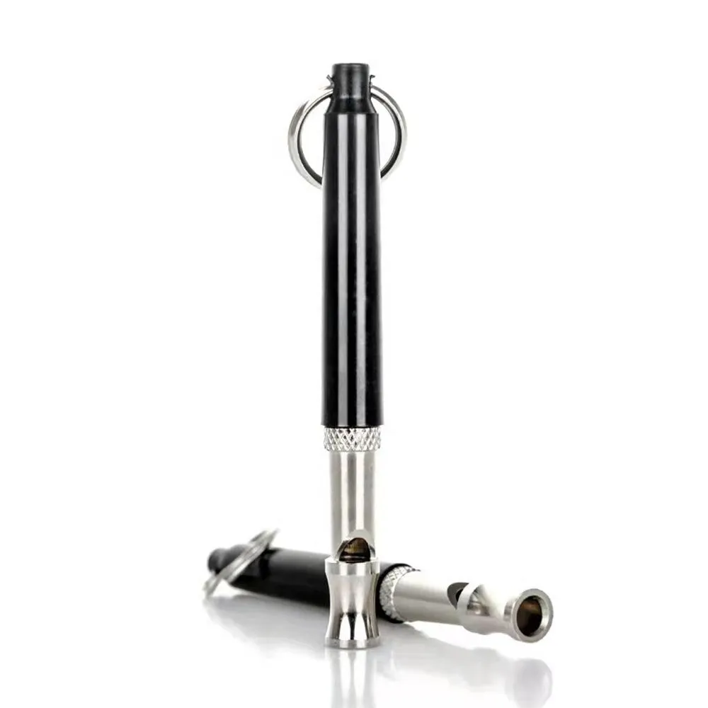 Ultrasonic Dog Whistle Pet Training Tool | Adjustable Sound, Stop Barking, Puppy & Cat Obedience Whistle with Keychain Attachment