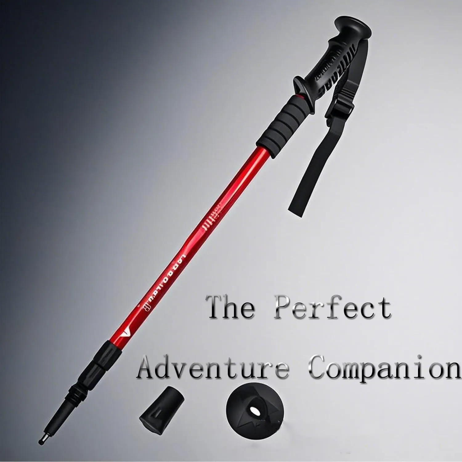 Unisex 3 - Section Straight - Handle Aluminum Alloy Hiking Poles, Telescopic, Perfect for Outdoor Trekking, Hiking, Walking and Traveling
