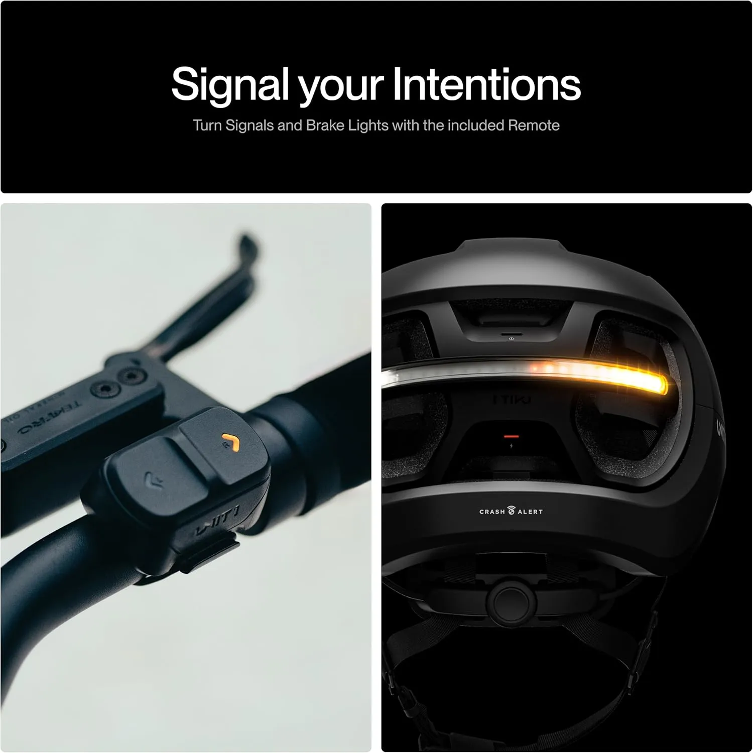 UNIT 1 Aura Hybrid Smart Bike Helmet | Urban & Road | MIPS | LED Front & Rear | Turn Signal & Brake Lights | Crash Alert | Certified | Lightweight & Ventilated | Nav Remote | iOS & Android App