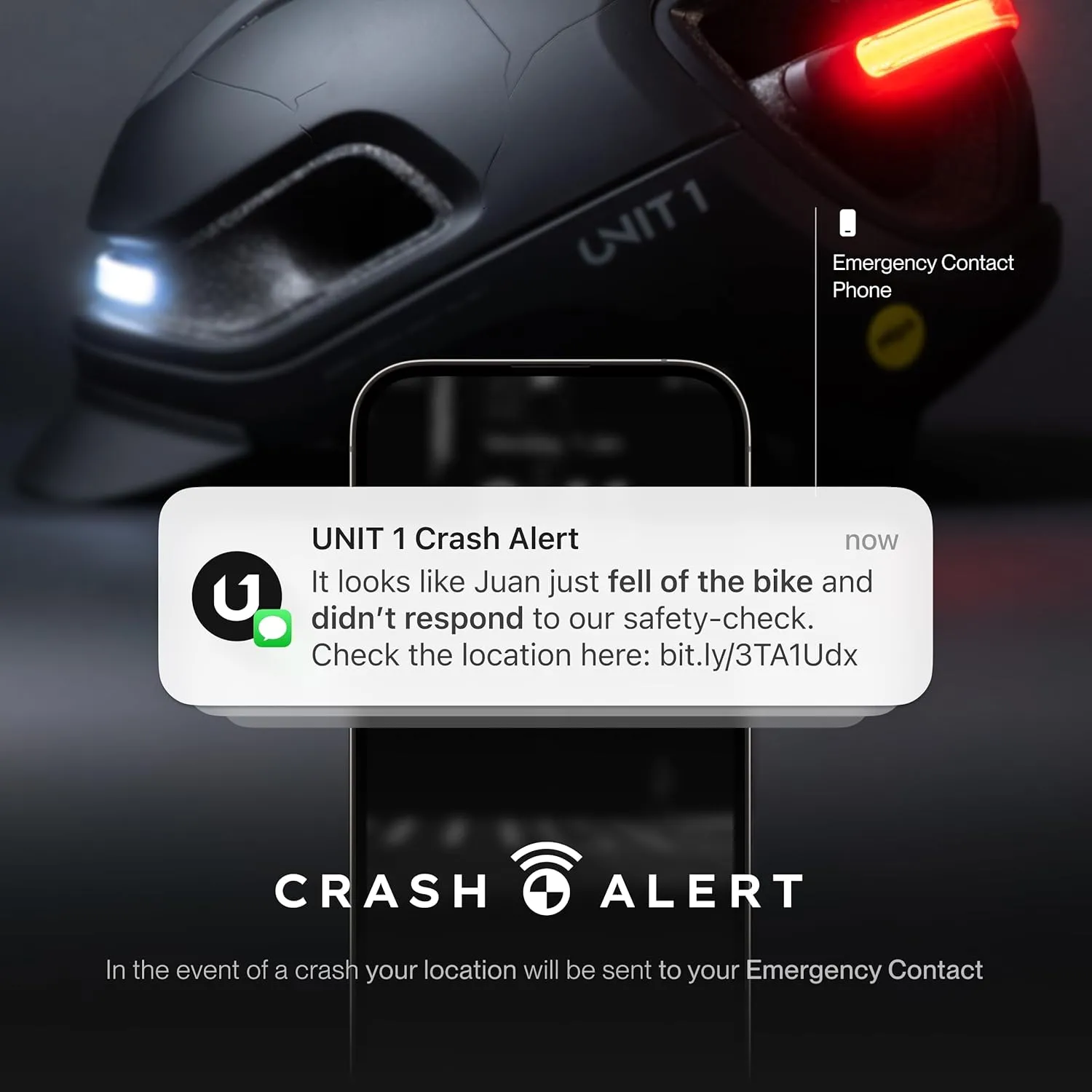 UNIT 1 Aura Hybrid Smart Bike Helmet | Urban & Road | MIPS | LED Front & Rear | Turn Signal & Brake Lights | Crash Alert | Certified | Lightweight & Ventilated | Nav Remote | iOS & Android App