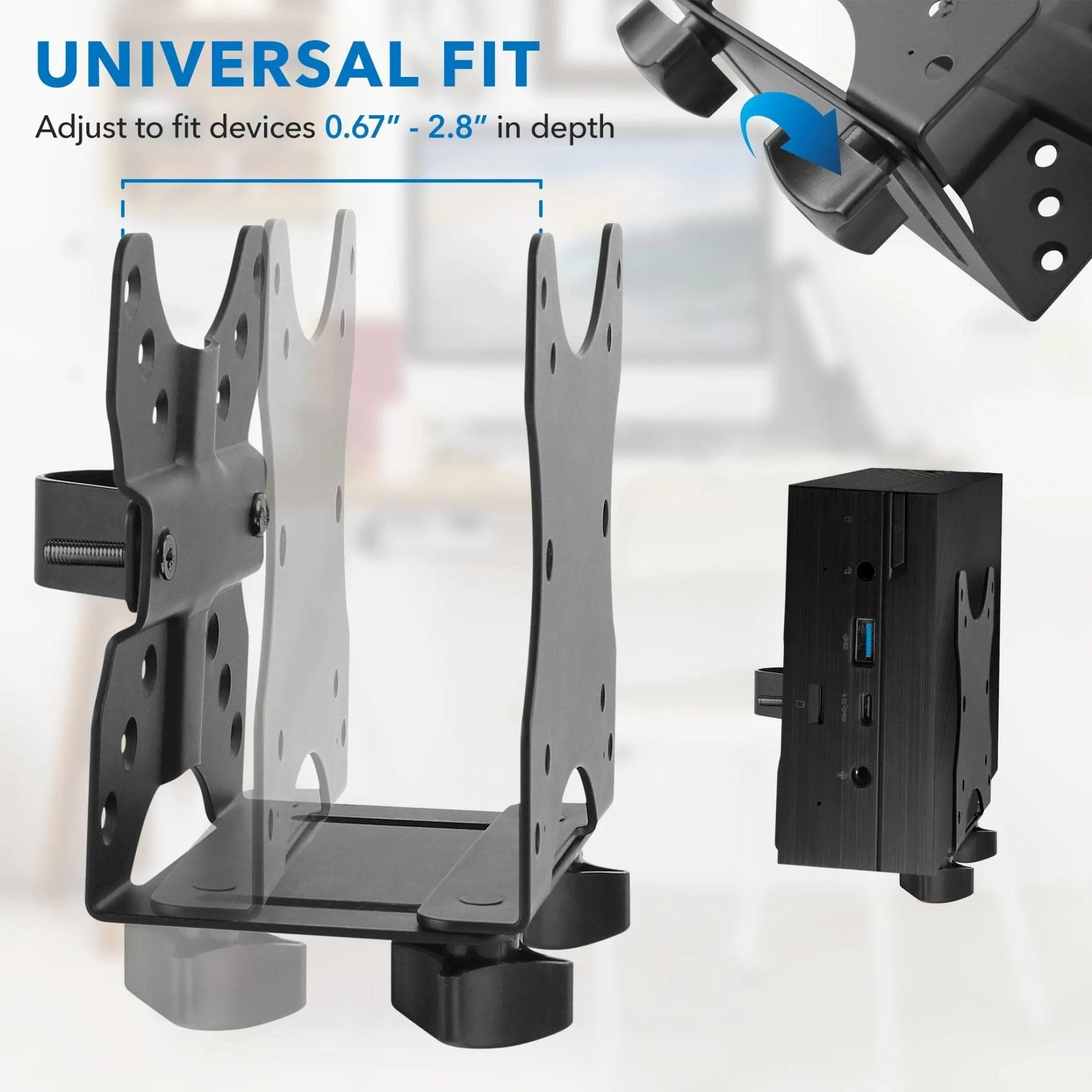 Universal Thin Client PC Mini Mount