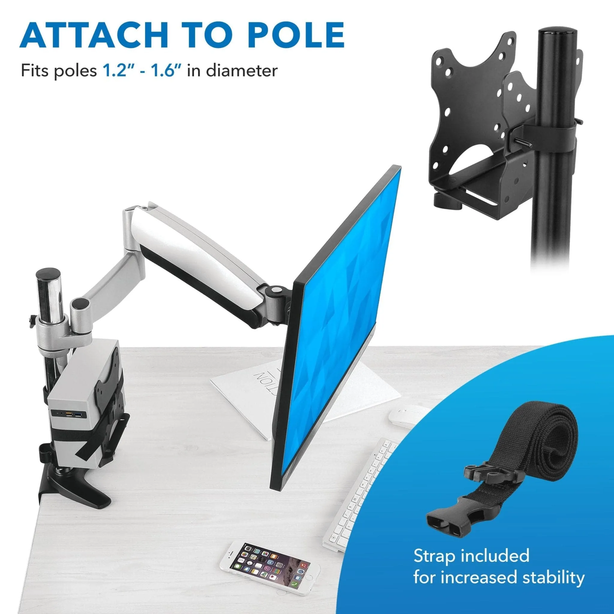 Universal Thin Client PC Mini Mount