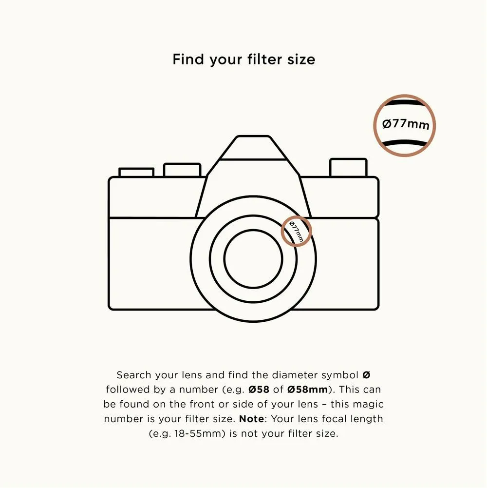 Urth Magnetic 82mm ND1000 (10 Stop) Filter Plus 