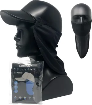 UV Sun Protection Neck Drape Adjustable Multifunctional 2 in 1 Face Covering for Outdoor Fishing - Unisex