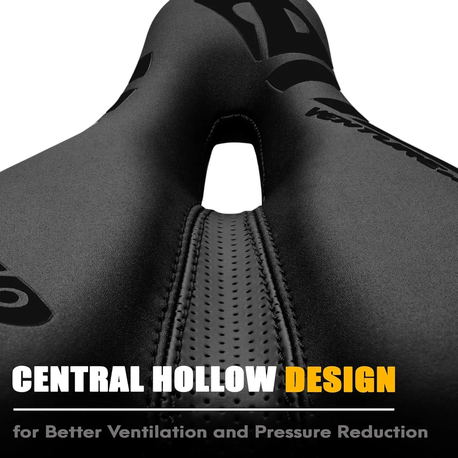 Venzo Comfortable Saddle Bike Seat | Soft & Durable Bicycle Seat for MTB, Road, Exercise, Trekking, Folding, Hybrid & Cruiser Bikes | Breathable & Ergonomic Design Bike Saddle for Lower Resistance