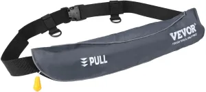 VEVOR Manual Inflatable Belt Pack for Adults, 105N Buoyancy, Over 80 Pounds and Up to 59 in Waist Adjustable, Inflatable PFD Waist for SUP Paddelboarding, Kayaking
