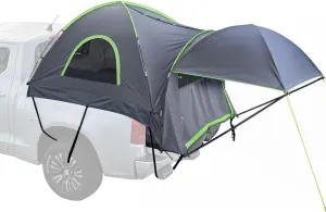 VEVOR Pickup Truck Tent, Fits 5.0-8.2 ft Truck Tents for Camping, Waterproof PU2000 mm 2-3 Person Sleeping Truck Bed Tent, Sturdy Truck Bed Camper Shell with Expandable Awning, Rainfly, Storage Bag