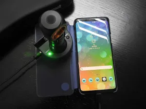 Vortex TO101 2 in 1 Working and Emergency Rechargeable Charging Dock 7/24 Right Angle Base Charging Up to 1200 Lumen Mini-USB Charging Handheld Tripod Compatible Home Safety Flashlight
