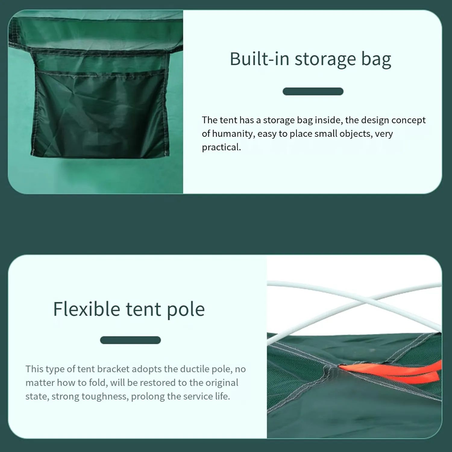 Walbest Tents for Camping Gear, Automatic Camping Tent 4-Person, Portable Waterproof Family Camping Tent, Beach Sun Shelter Canopy Shade Tent, Tent for Hiking Beach Travel Camping Accessories