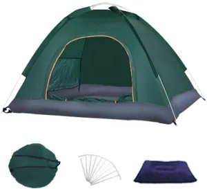 Walbest Tents for Camping Gear, Automatic Camping Tent 4-Person, Portable Waterproof Family Camping Tent, Beach Sun Shelter Canopy Shade Tent, Tent for Hiking Beach Travel Camping Accessories