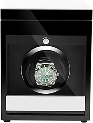 Watch Stand Watch Winders for Automatic Watches - Wooden Watch Storage Case Smart Watches Winder with LED Light Mechanical Watch Automatic Shaker with Access Control Watch Winding Box Quiet