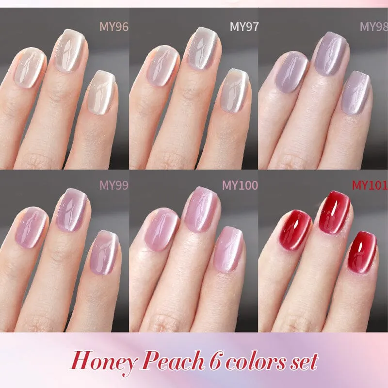 Water Light Cat Magnetic Gel Polish MY101 Honey Peach 10ml