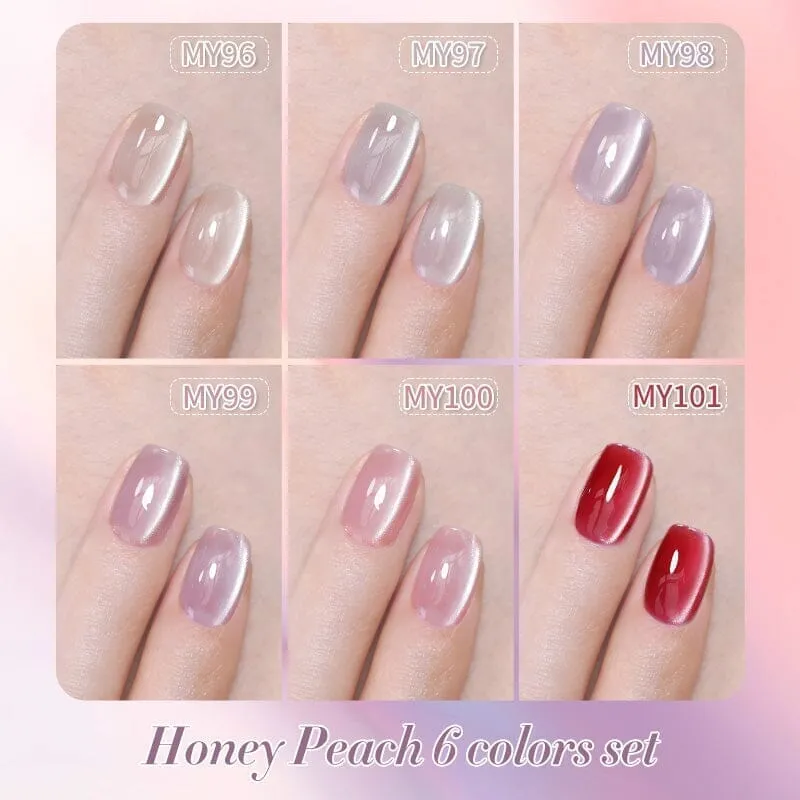 Water Light Cat Magnetic Gel Polish MY98 Honey Peach 10ml