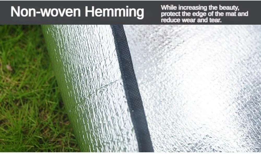 Waterproof Camping Mat Picnic Blanket Beach Sleeping Pad Aluminum Foil EVA Foam Tent Mattress
