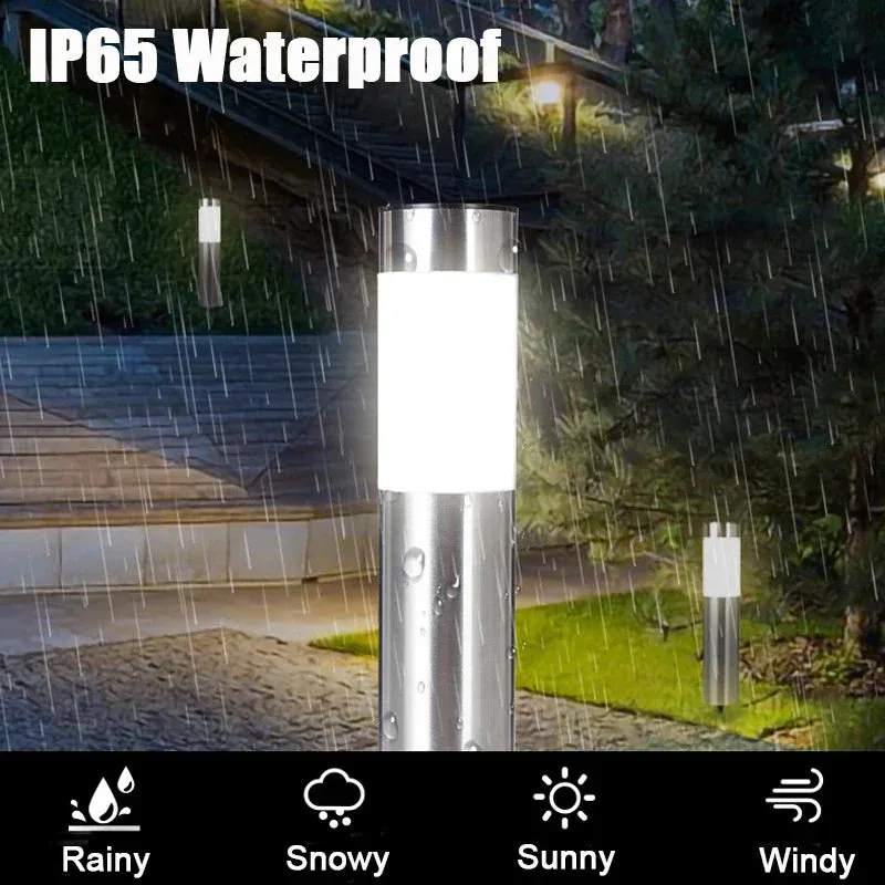 Waterproof Solar Garden Pathway Lights - LED Landscape Lamp for Yard, Patio, and Driveway