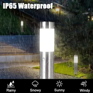Waterproof Solar Garden Pathway Lights - LED Landscape Lamp for Yard, Patio, and Driveway
