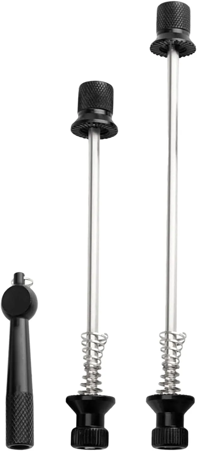 Wheel Hub Skewer | Anti-Theft Wheel Skewer Nut Tool - Aluminum Alloy Foldable Road Biking Rear Bearing Screw Rod for Front and Rear