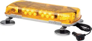 Whelen Century 16in. Mini LED Light Bar With Aluminum Base - Amber Lens, Model Number MC16MA