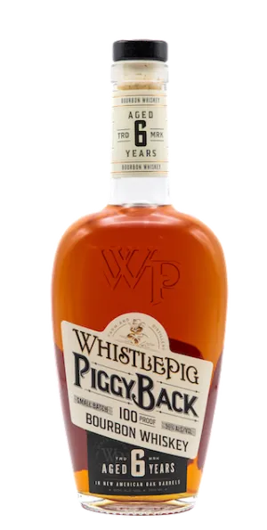 Whistlepig Bourbon Whiskey Piggy Back Aged 6 Years 1.0L