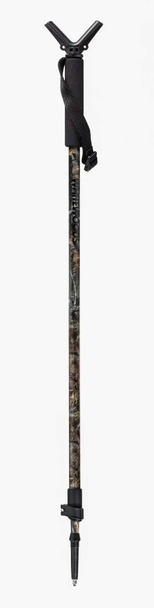 Whitewoods Telescopic 56" 2-Piece Monopod Camo Shooting Stick - Rifles, Cross-Bows, Cameras, Hiking Pole