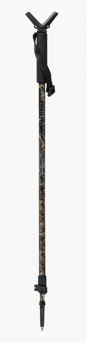 Whitewoods Telescopic 56" 2-Piece Monopod Camo Shooting Stick - Rifles, Cross-Bows, Cameras, Hiking Pole