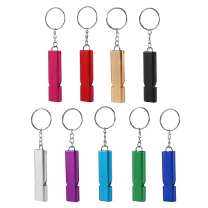 Wholesale Mini Double-Barrell Whistle Self Defense Keychain