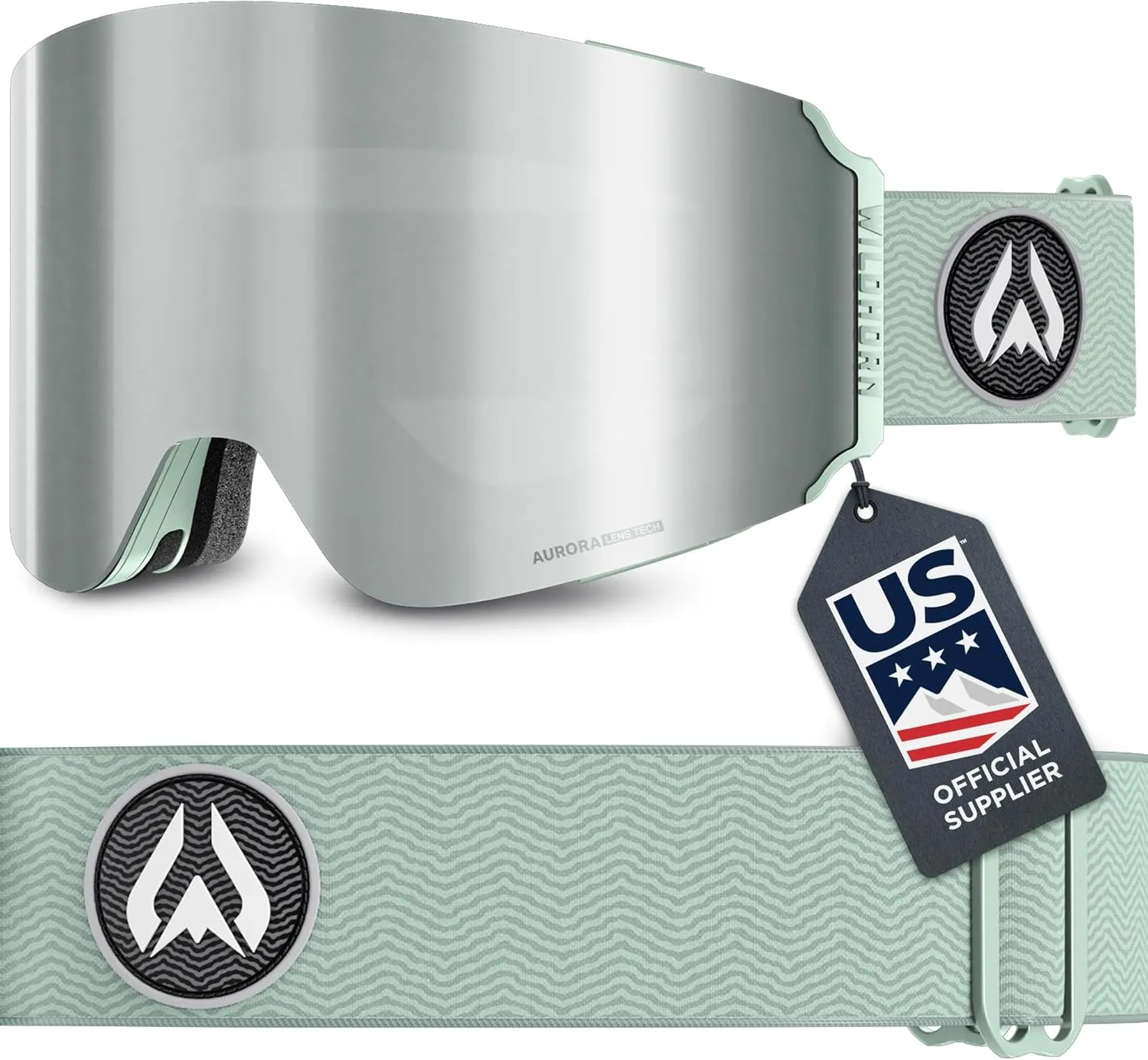 Wildhorn Roca Ski Goggles Men Women Anti-Fog/Scratch 100% UV-Magnetic Lens-Snowboard Snow Goggles Men Women Adult