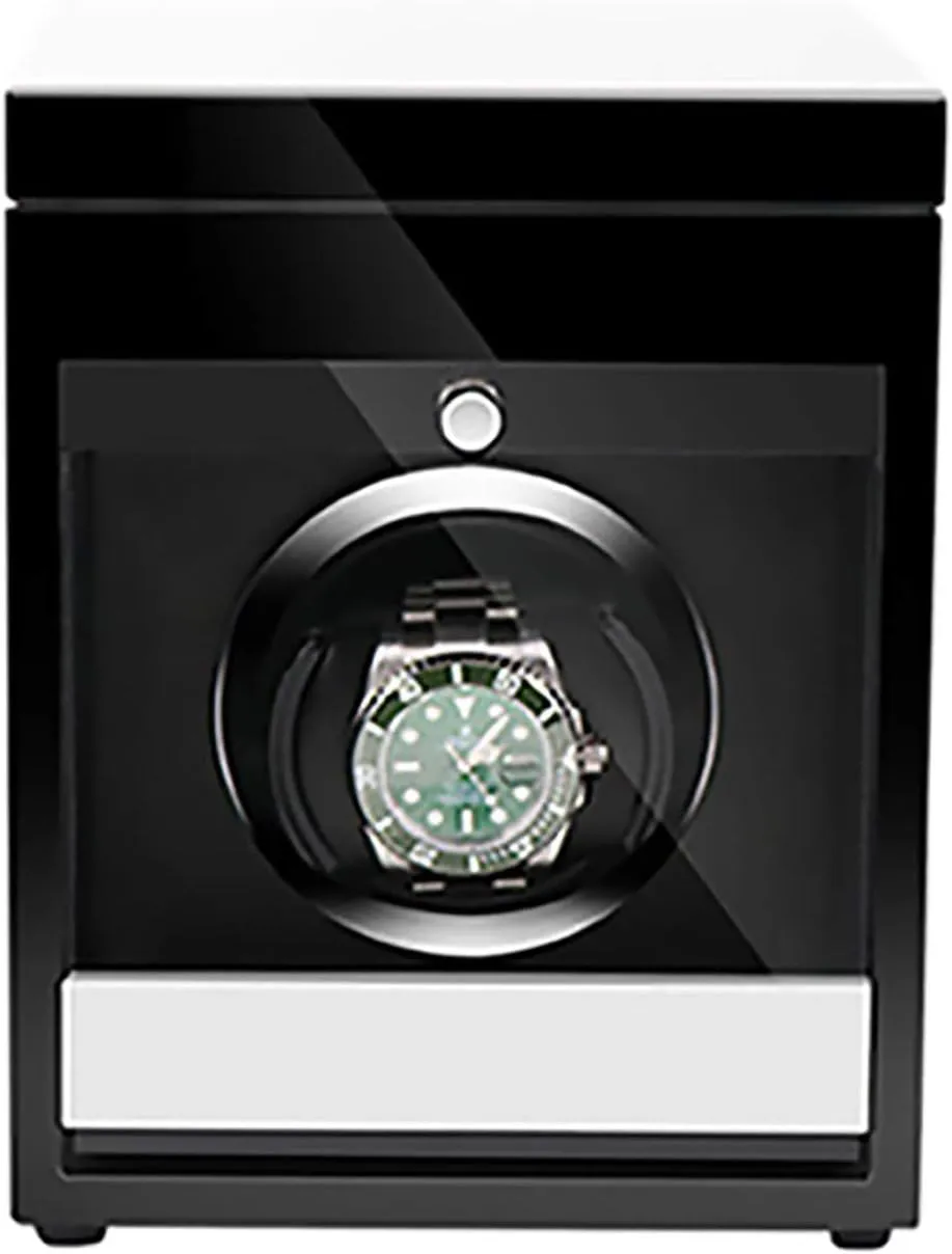 Winding Box Watch Winders - Wooden Watch Storage Case Smart Watches Winder with LED Light Mechanical Watch Automatic Shaker with Access Control Watch Winding B