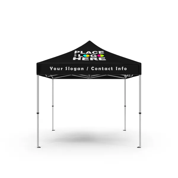 x 10ft Tents Canopy - Print Color Fully customizable Frame Full - up Aluminum All-in-one collection Custom 10ft with Pop