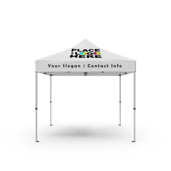 x 10ft Tents Canopy - Print Color Fully customizable Frame Full - up Aluminum All-in-one collection Custom 10ft with Pop