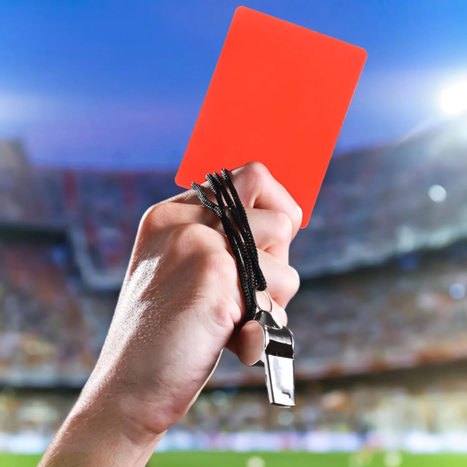 YARNOW Sports Referee Cards, Red Yellow Cards Set, Referee Whistle and Cards